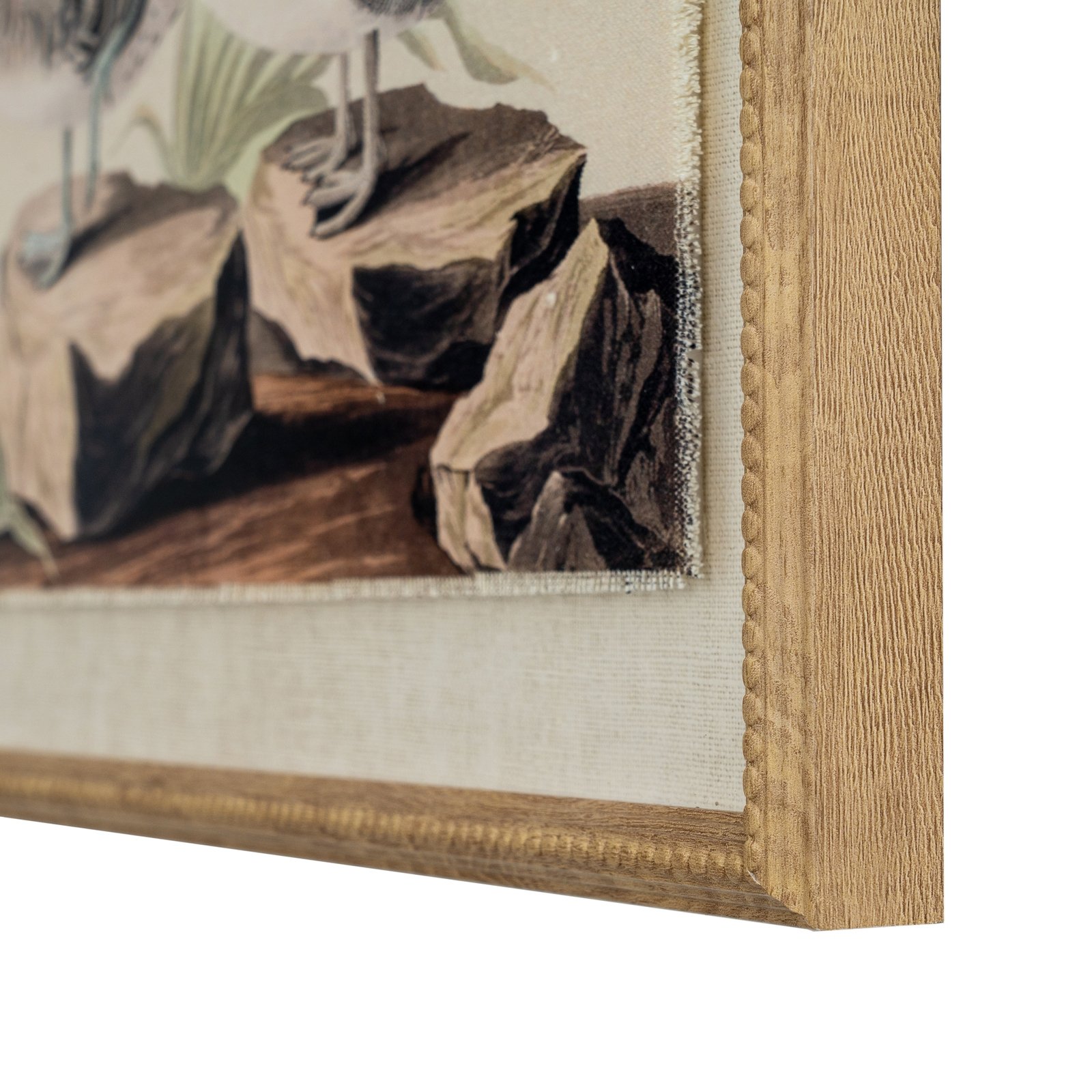 Teal Ducks Framed Linen Wall Art - Image 2