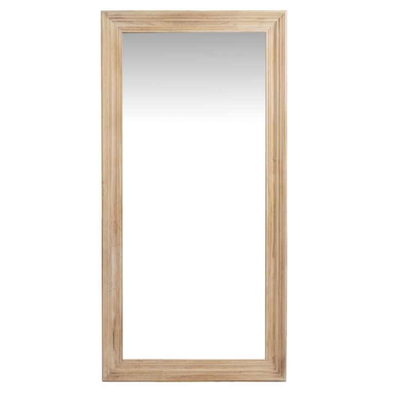 large rustic wood mirror