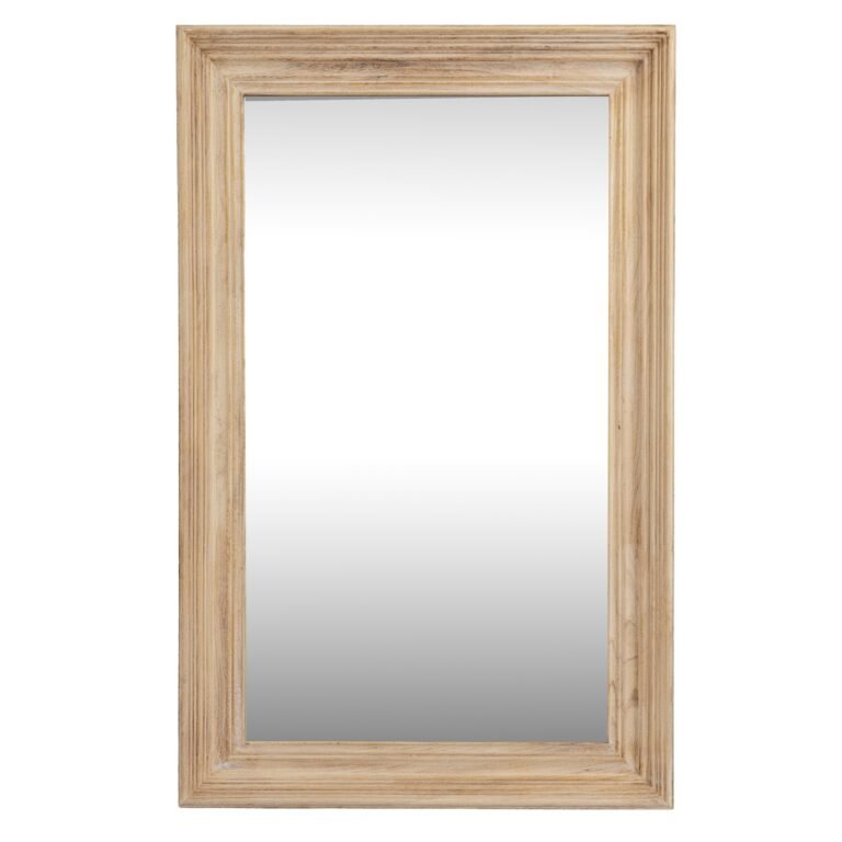 tall washed wood mirror