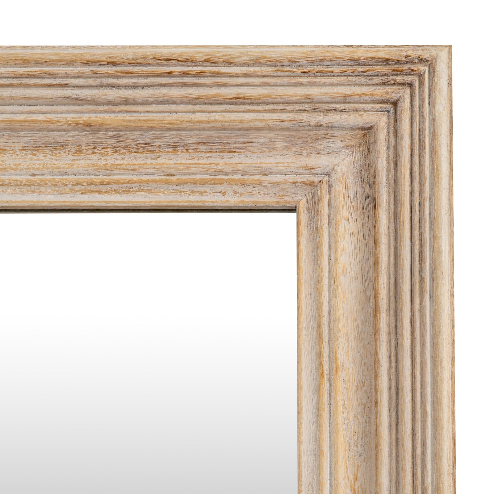 Washed Wood Framed Mirror - Small - Image 2
