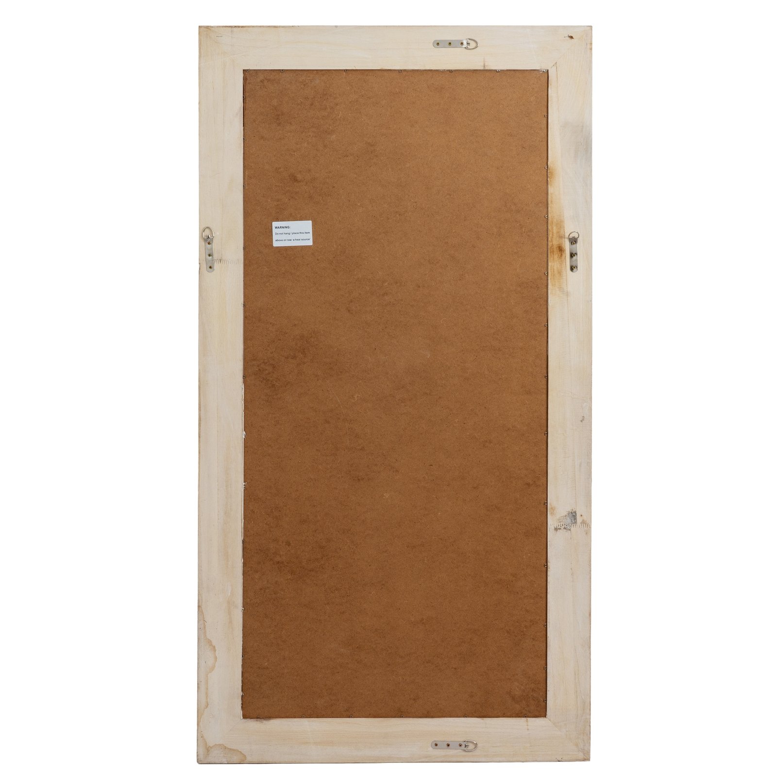 Washed Wood Framed Mirror - Small - Image 4