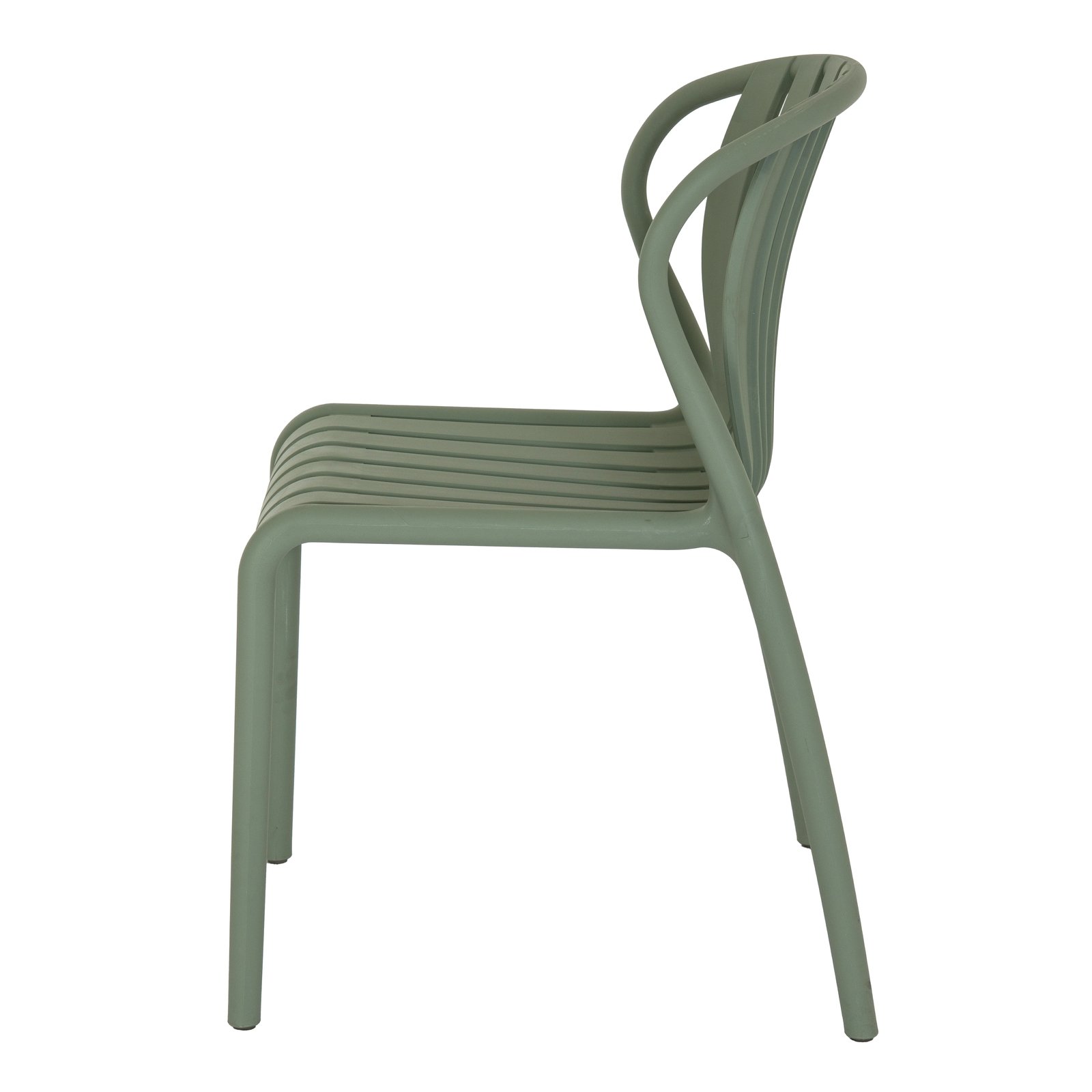 French Grey Upholstered Accent Chair - Image 3