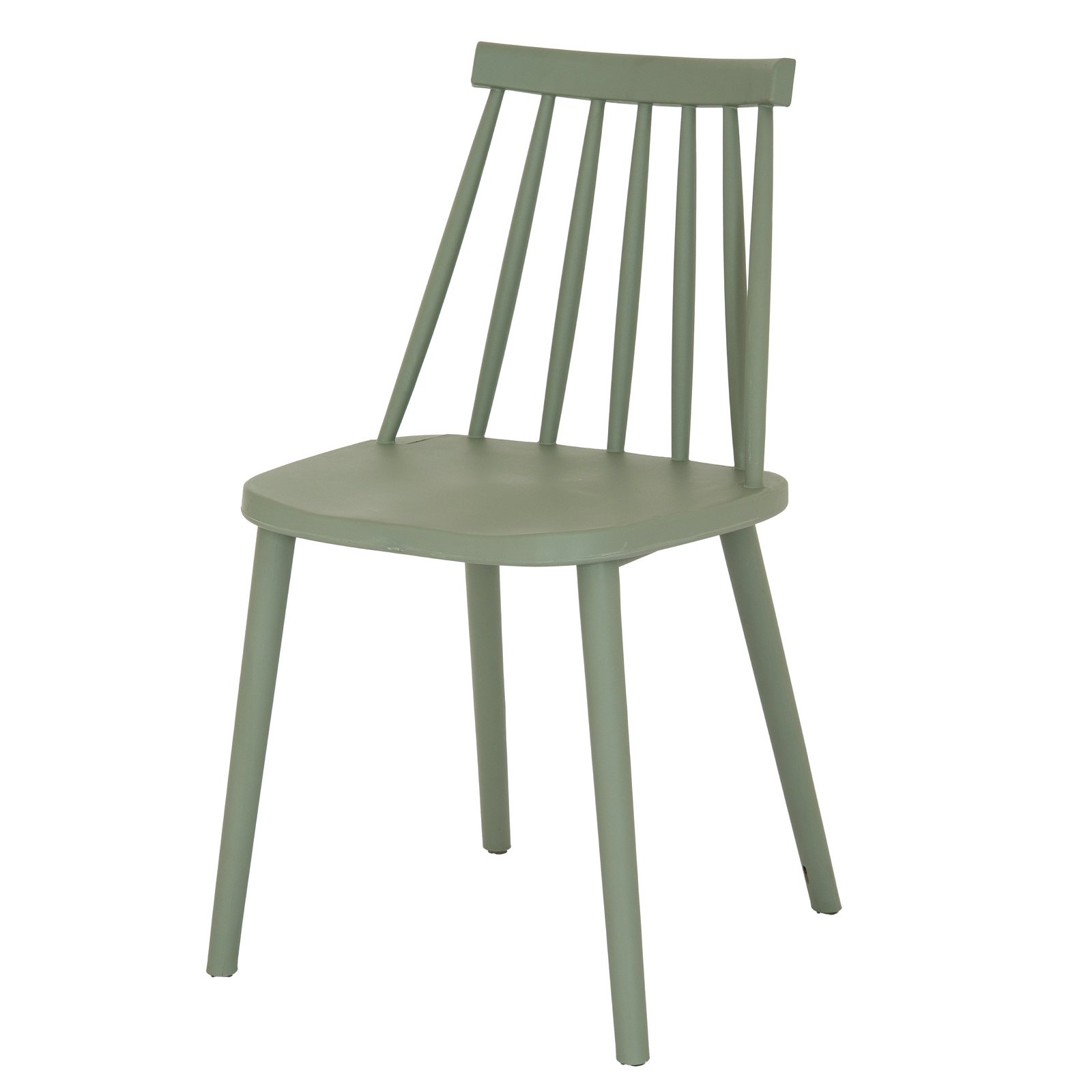French Grey Upholstered Dining Chair - Image 2