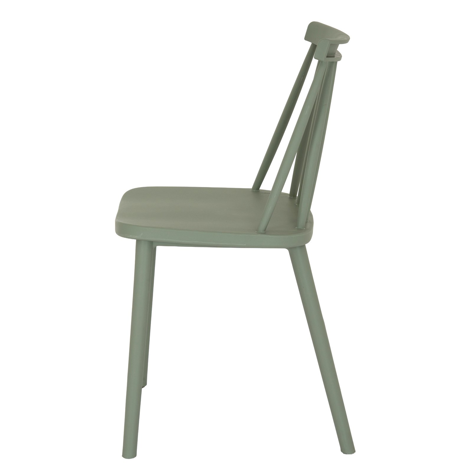 French Grey Upholstered Dining Chair - Image 4