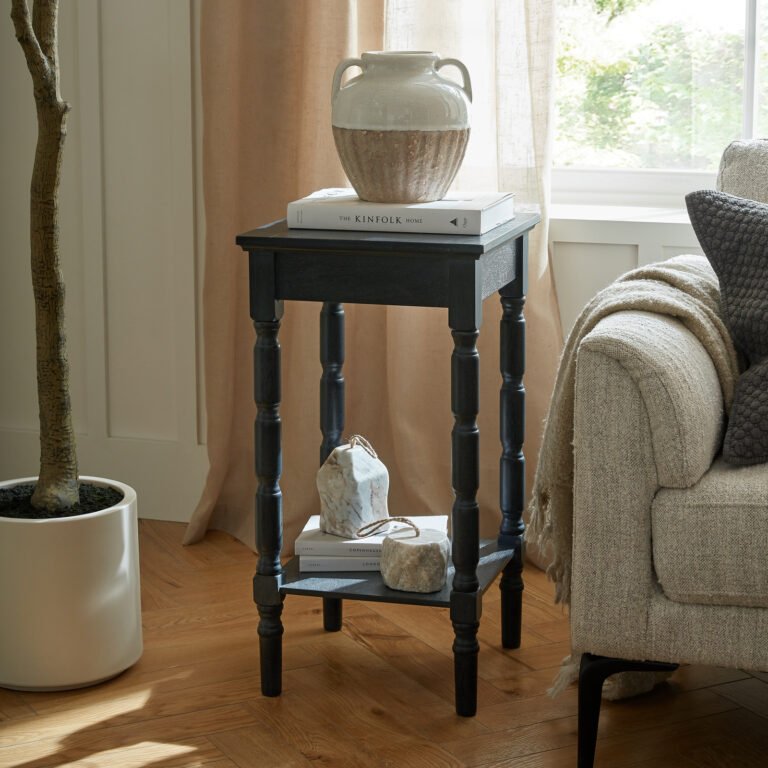 wrenford textured side table for home styling