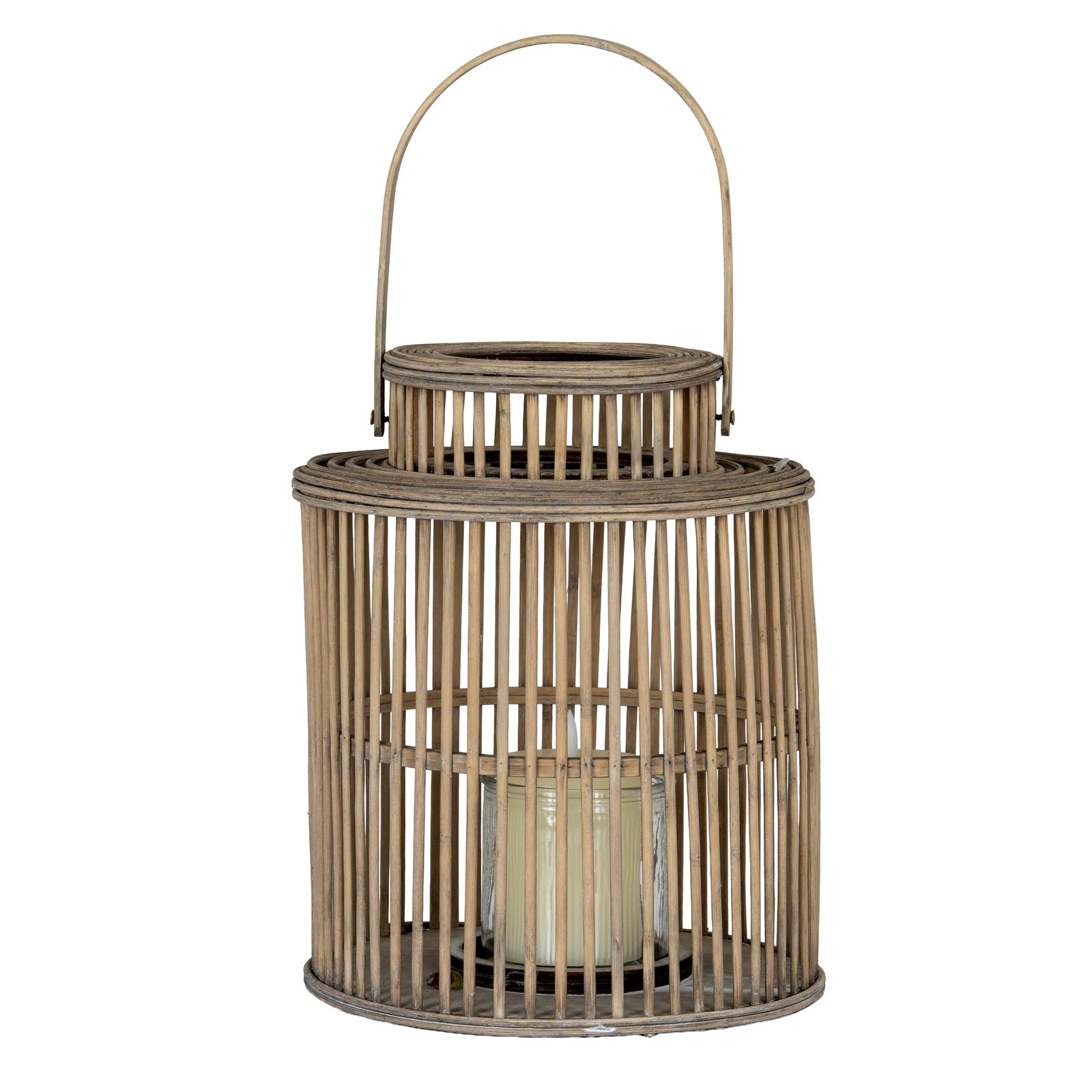 Mira Wicker Lantern - Image 2
