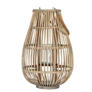 medium wicker lantern
