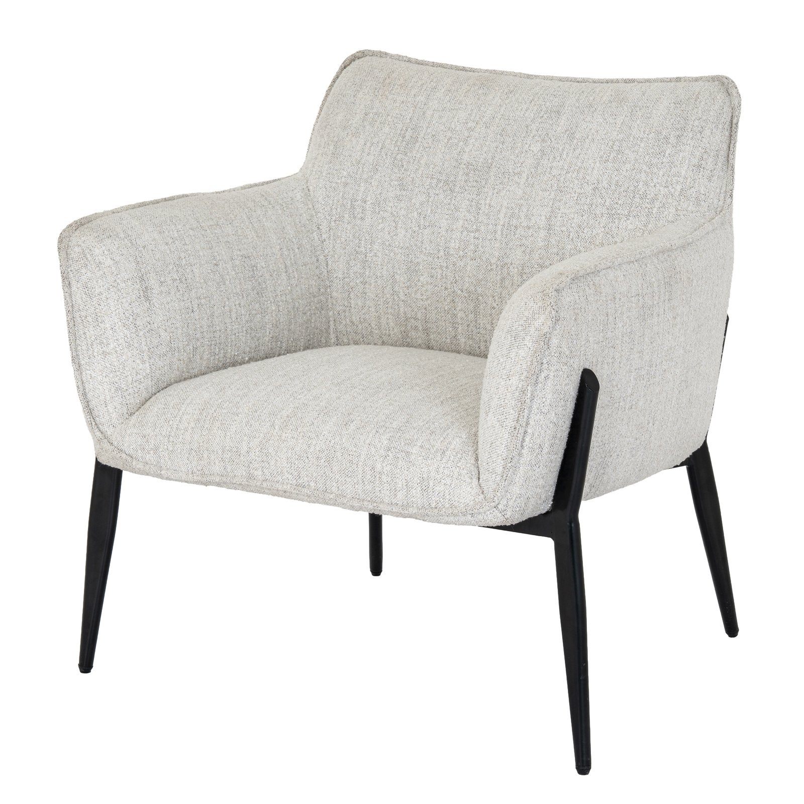 Lennox Neutral Upholstered Accent Chair - Image 2