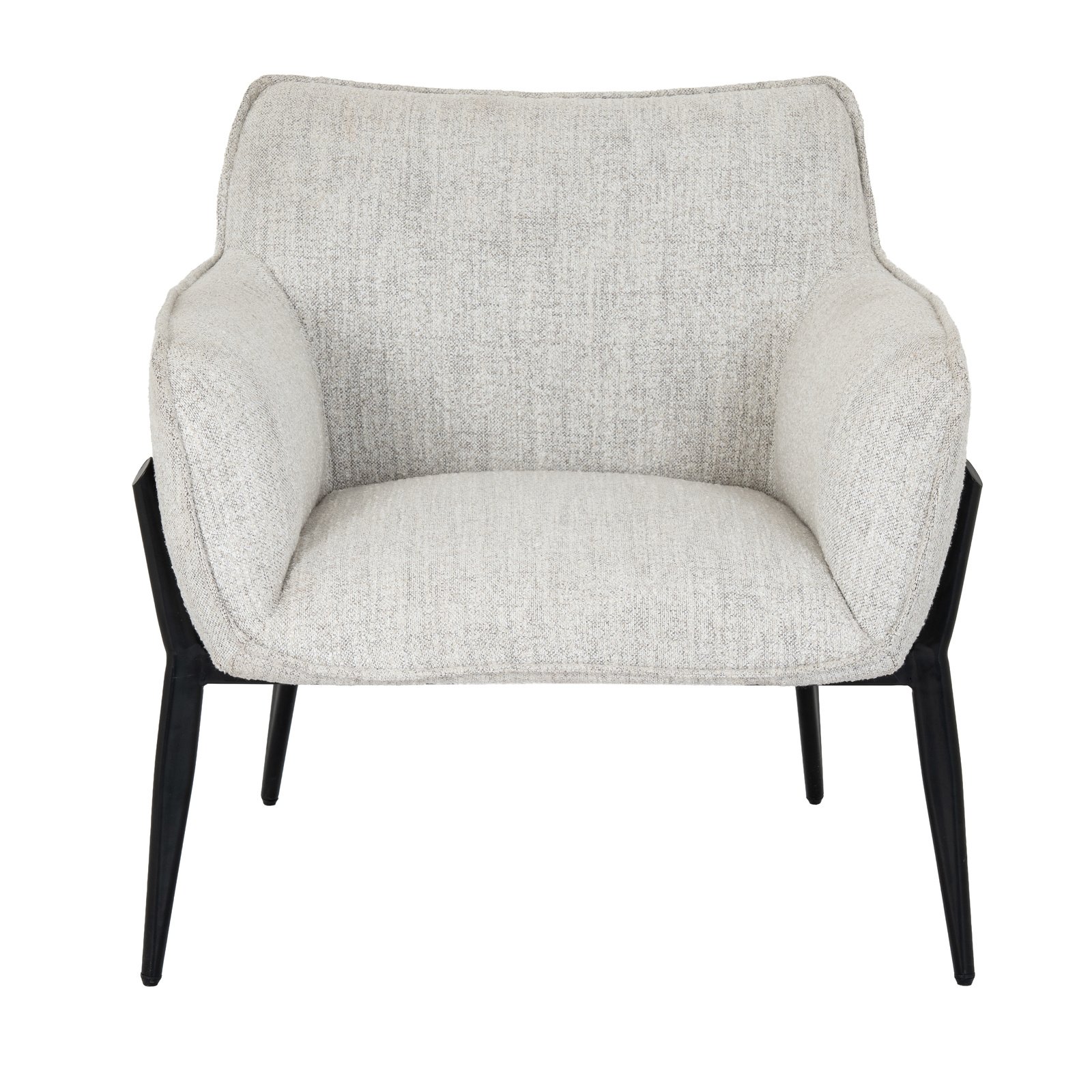 Lennox Neutral Upholstered Accent Chair - Image 3