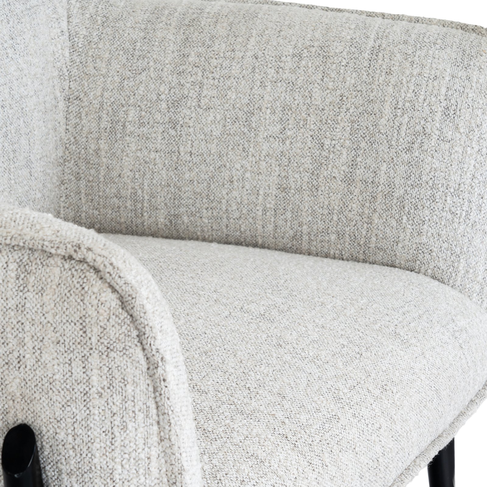 Lennox Neutral Upholstered Accent Chair - Image 5