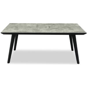 Black & Grey Rectangular Dining Table