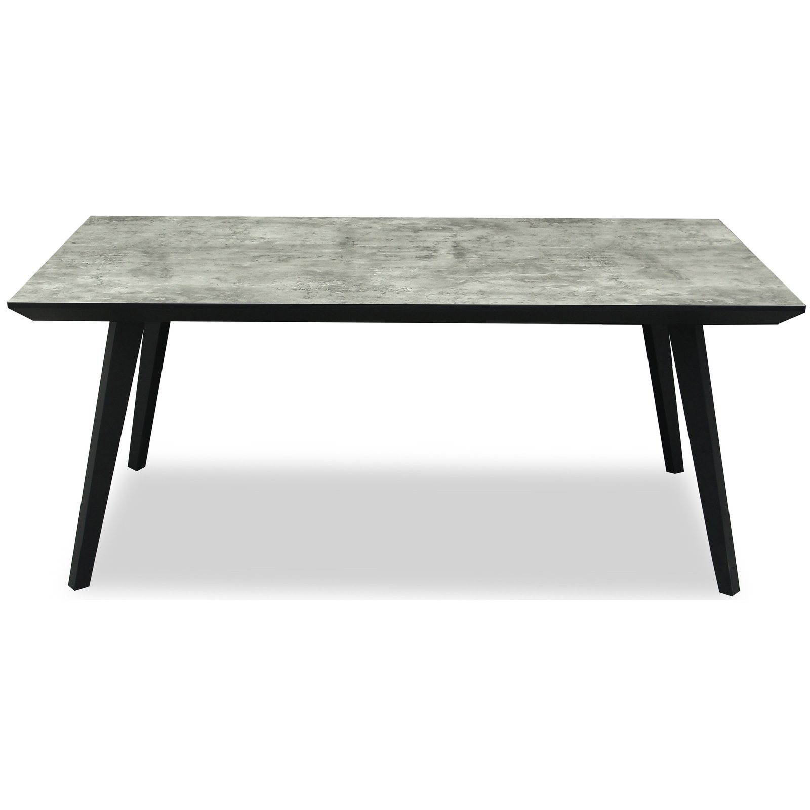 Black & Grey Rectangular Dining Table