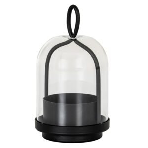glass hurricane candle holder