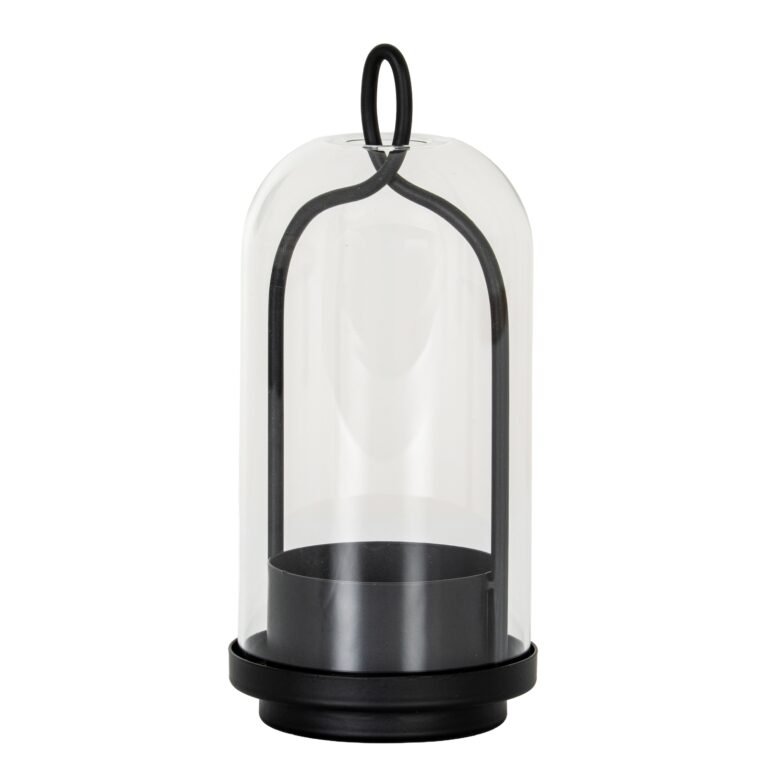 black candle holder medium