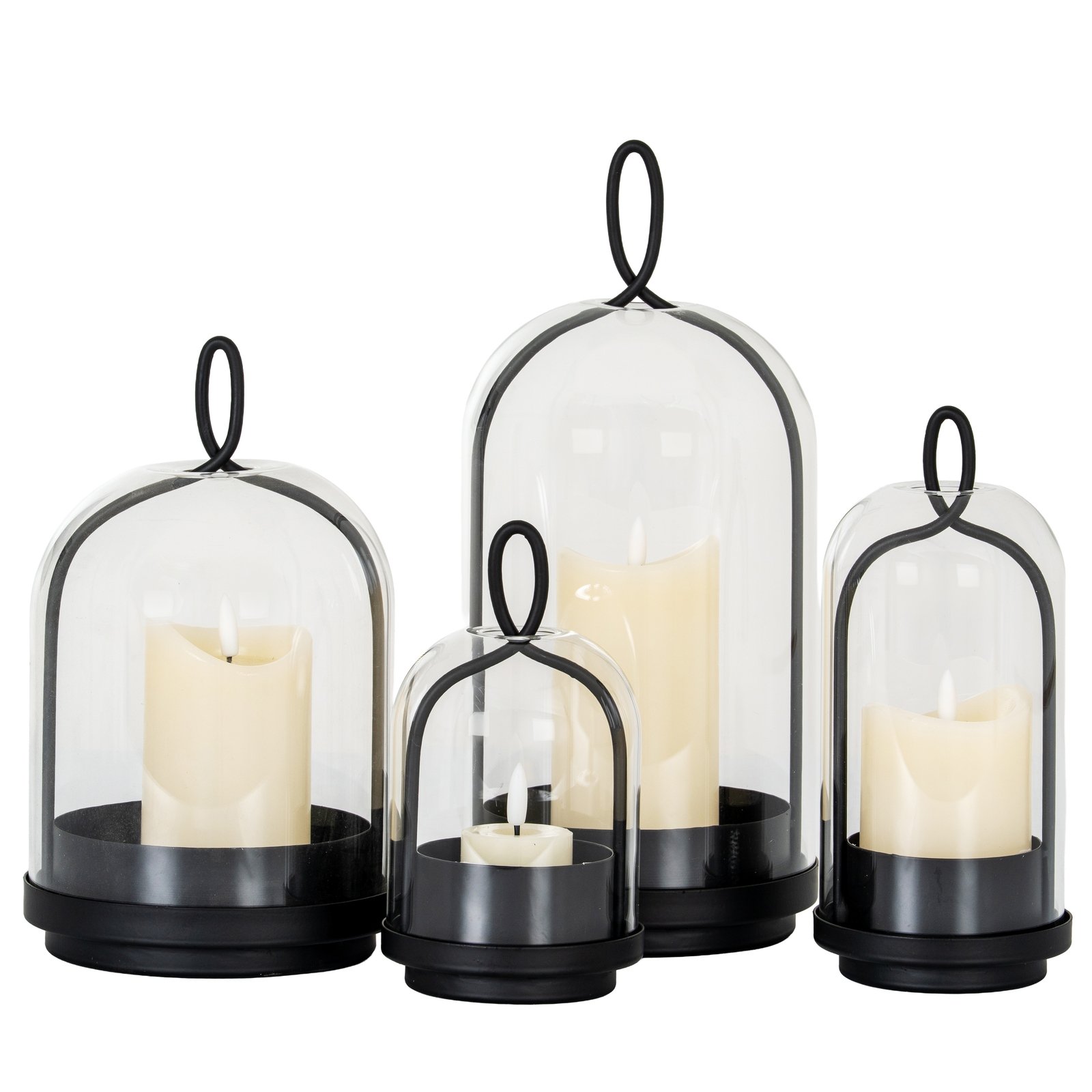 Soho Candle Holder With Glass Cloche - Large - Image 4