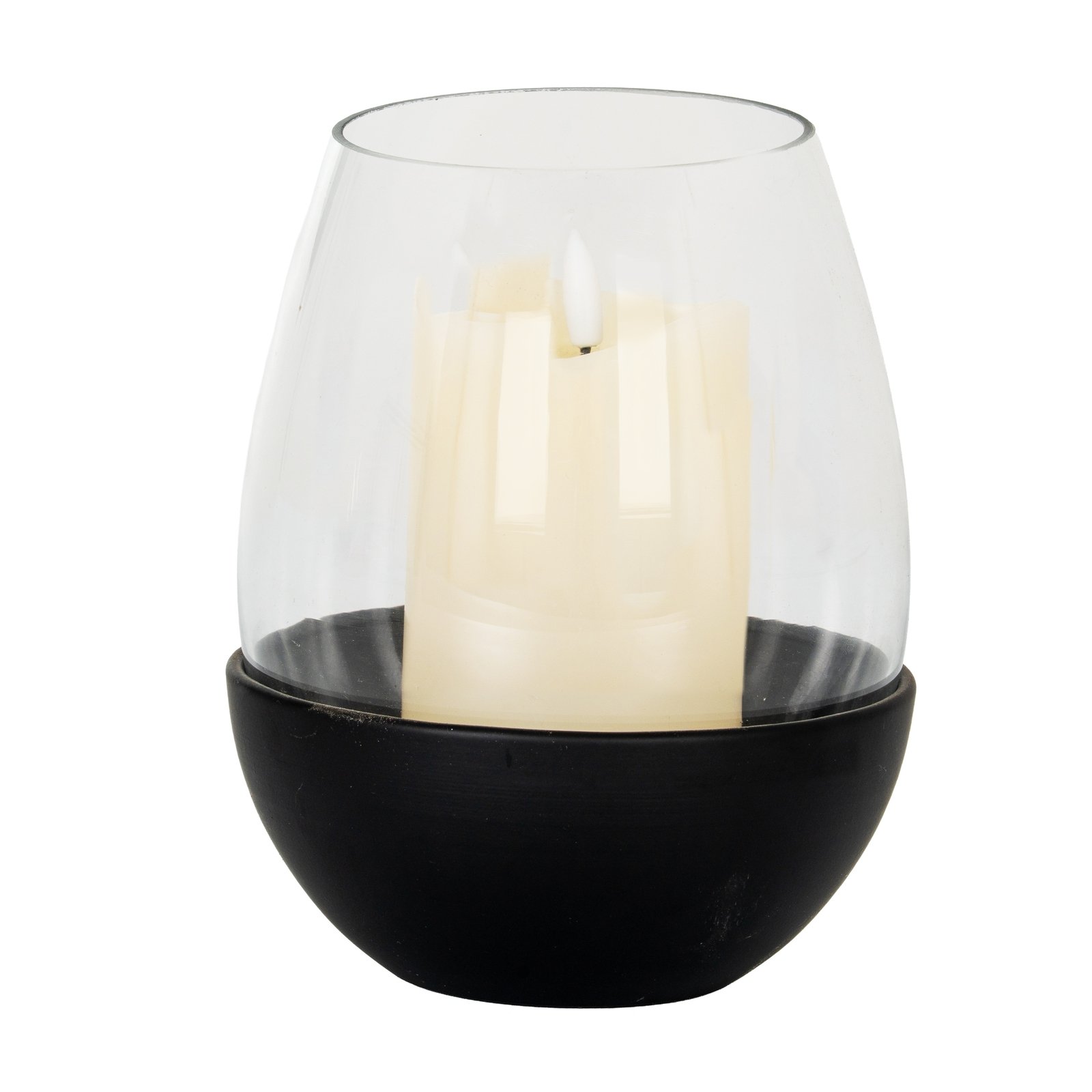 Candle Holder With Glass Goblet - Large - Image 2