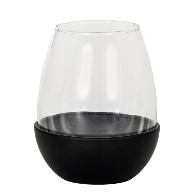 Medium Glass Goblet Candle Holder