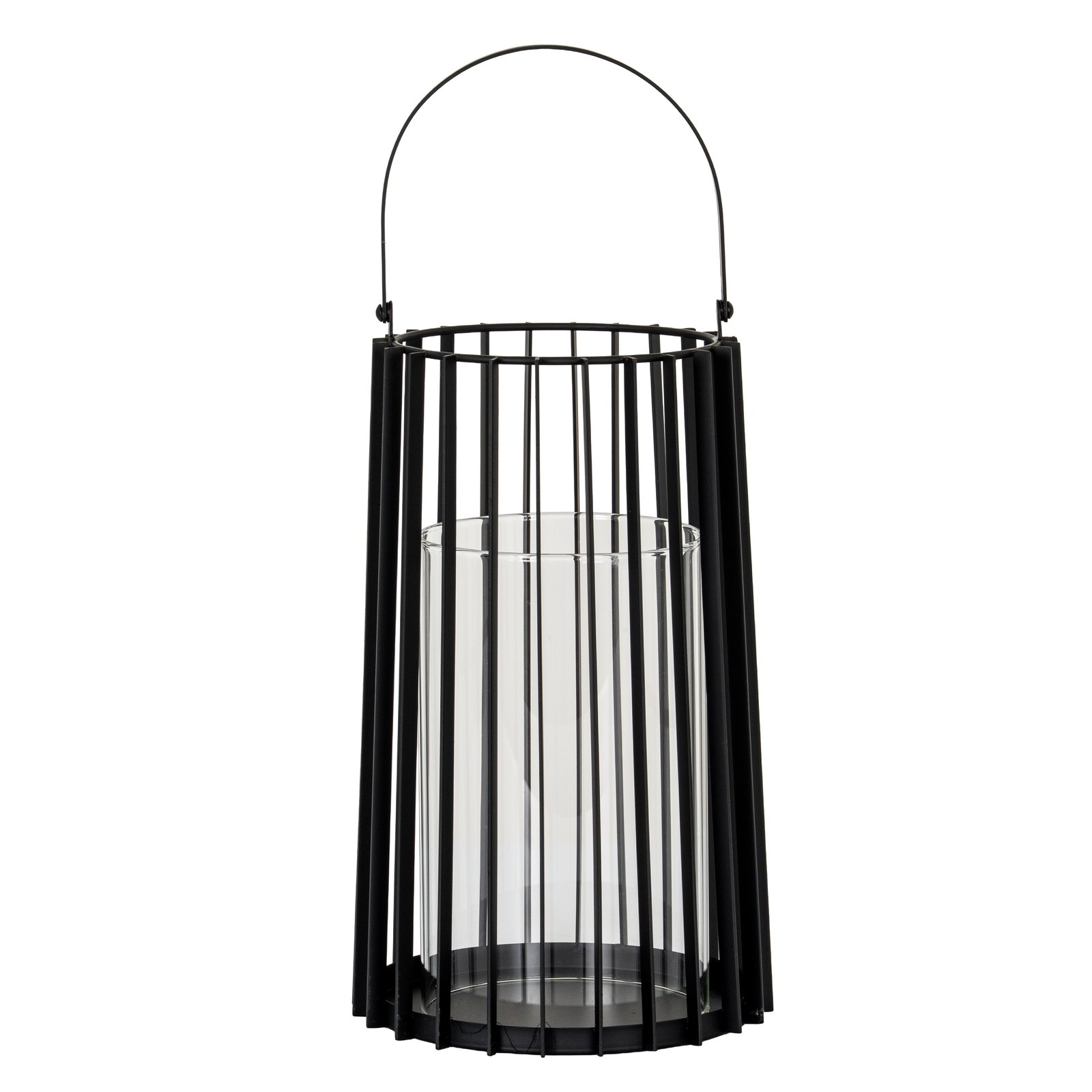 large glass lantern