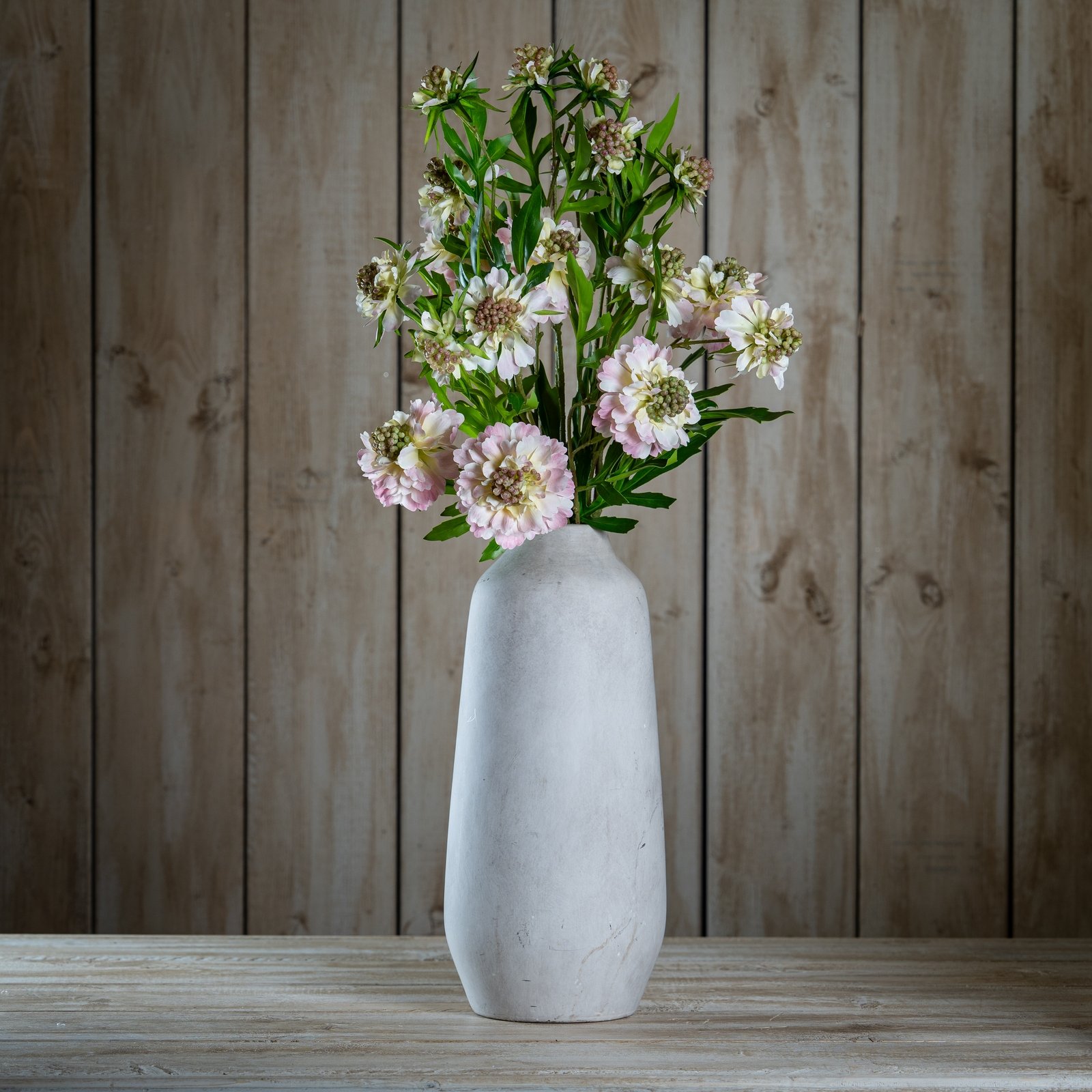Artificial Pink Scabious Stem - Image 2