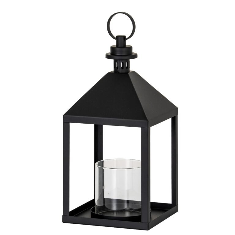 natural pera medium lantern wicker lantern product image
