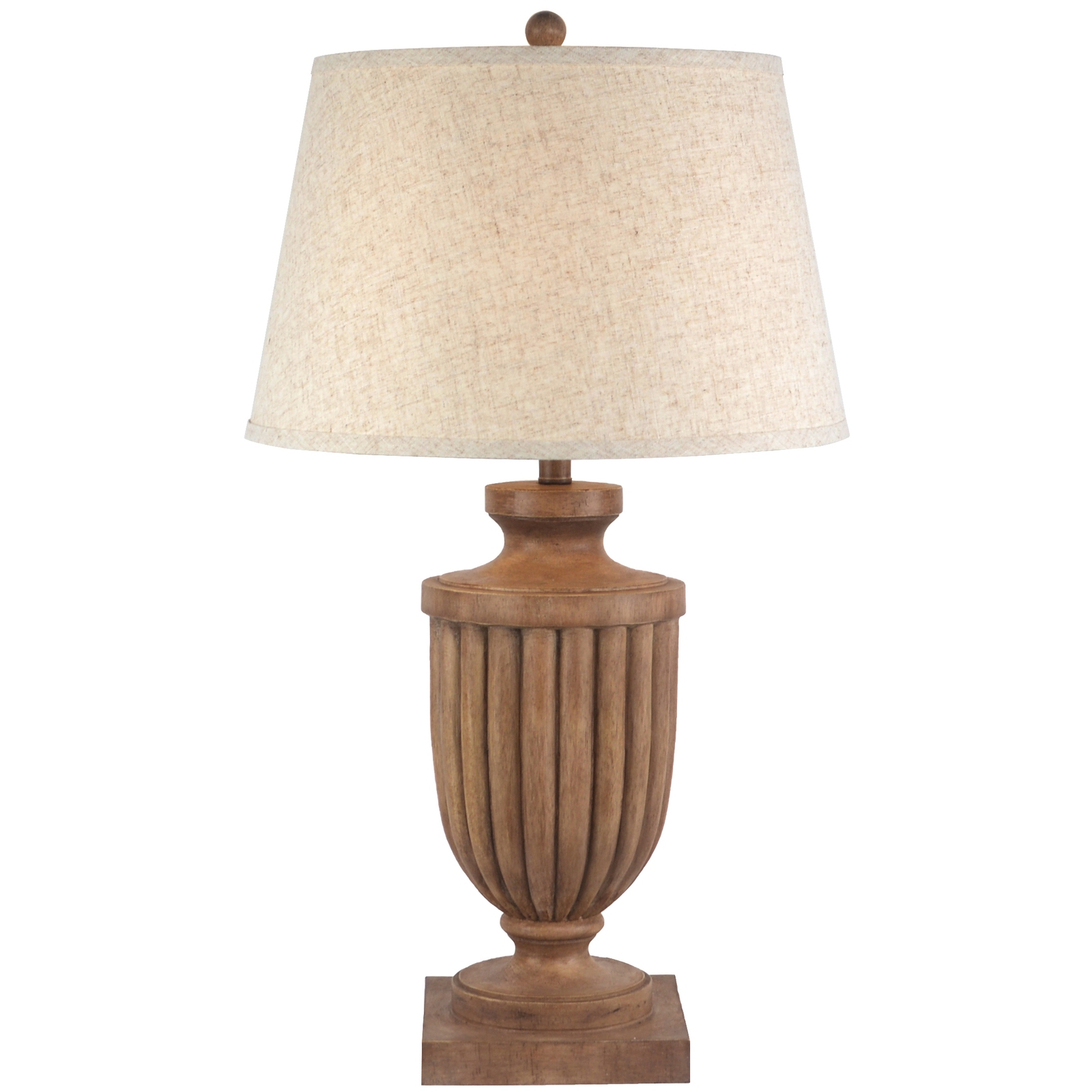 Edged Linen Shade Table Lamp