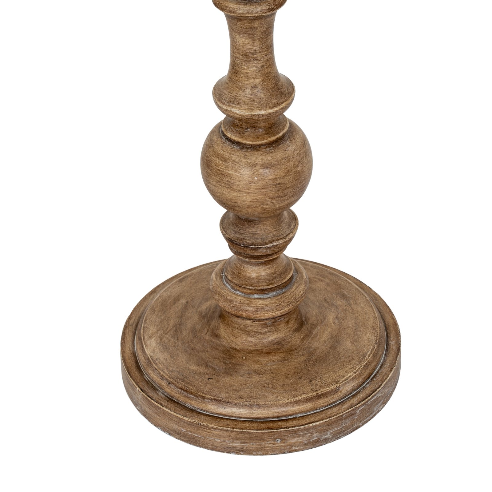Elegant Floor Lamp with Edged Linen Shade - Image 3