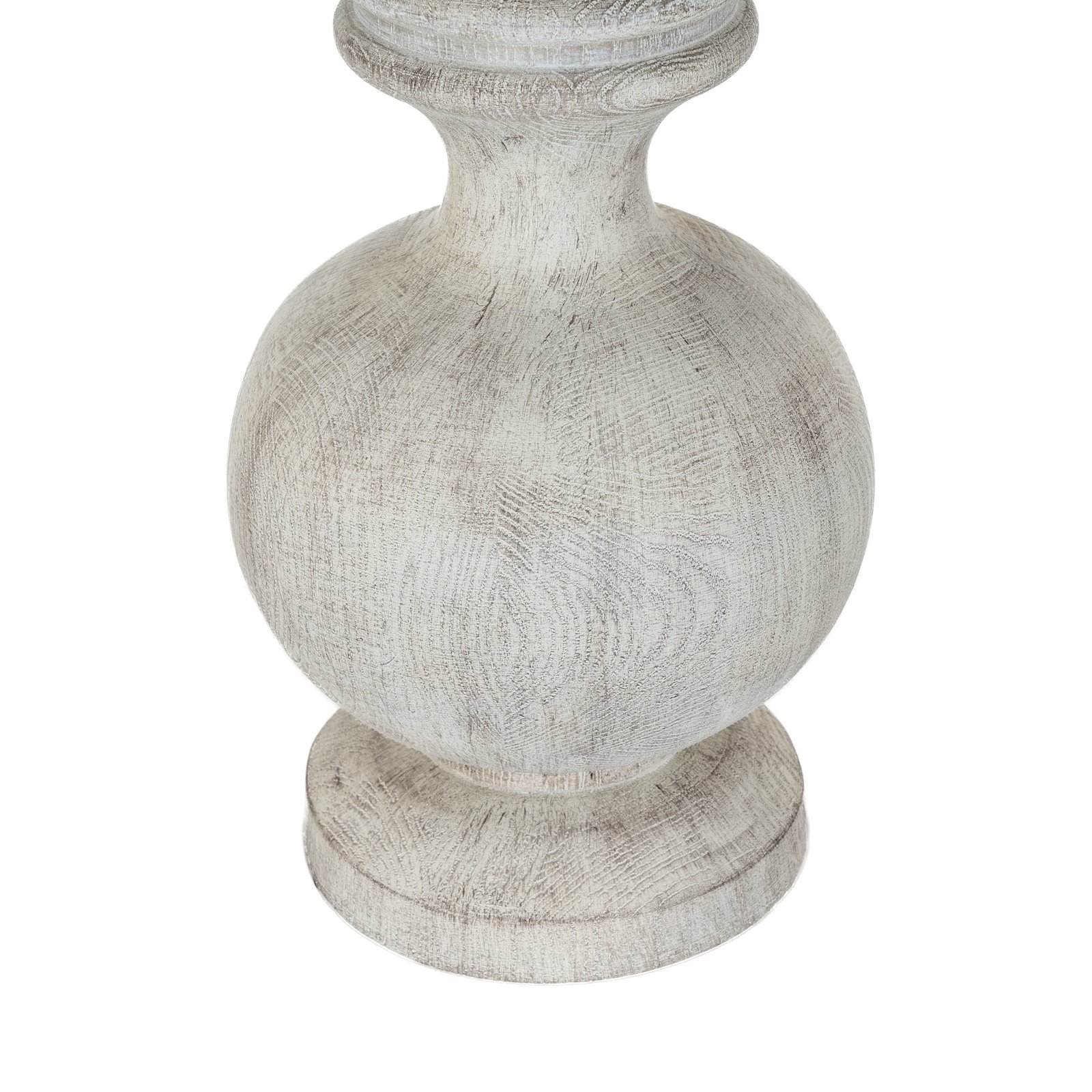 Antique-Style Table Lamp with Linen Shade - Image 3