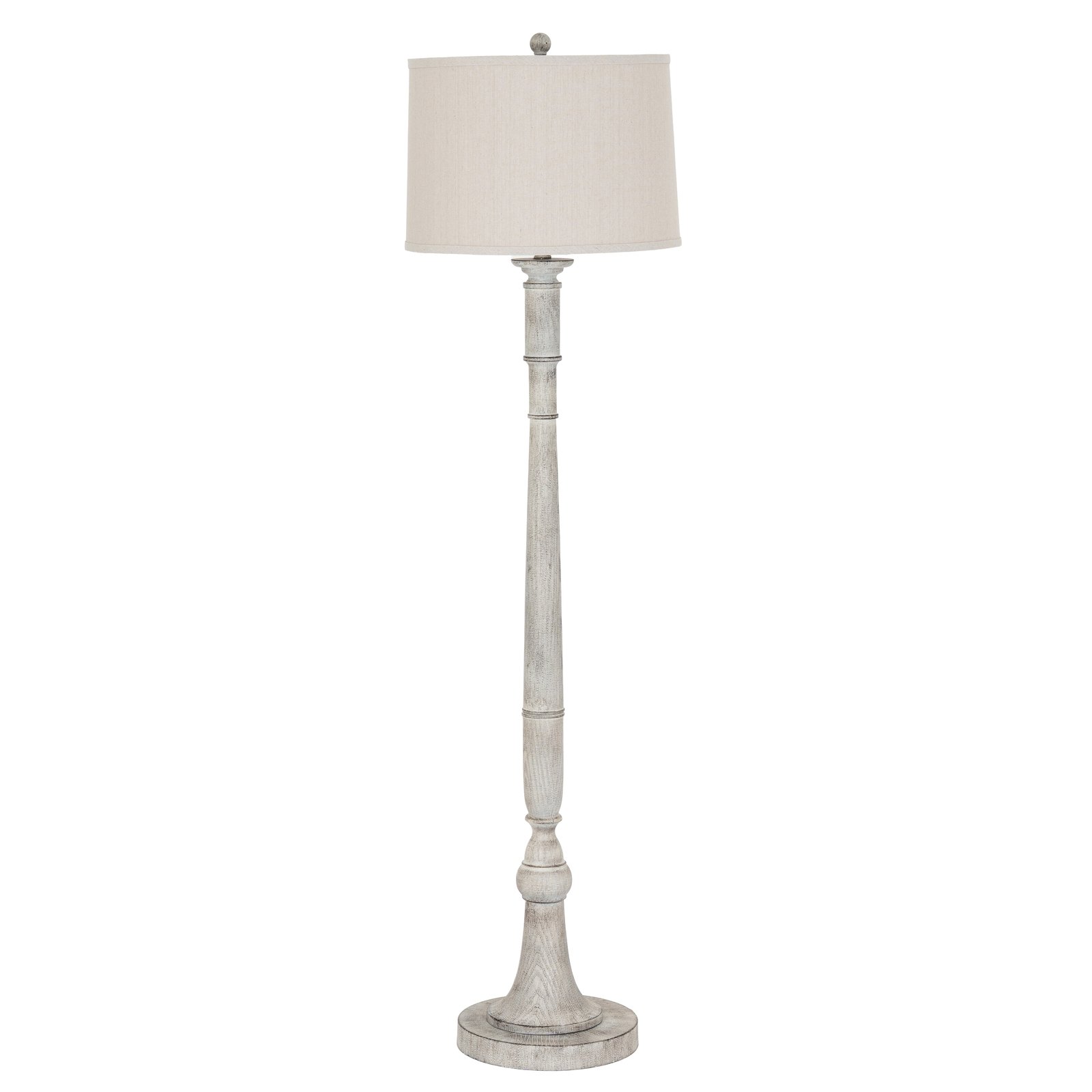 Textured Floor Lamp with Linen Shade - Image 2