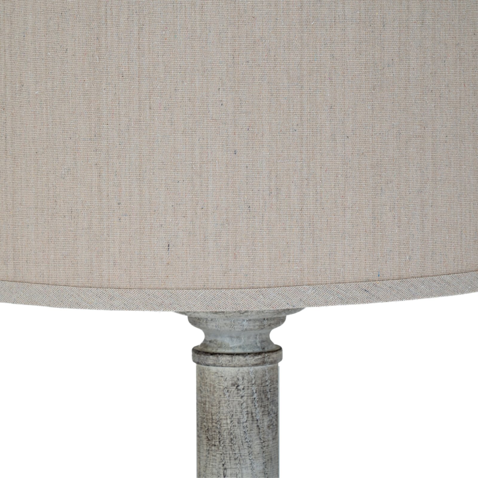 Textured Floor Lamp with Linen Shade - Image 4