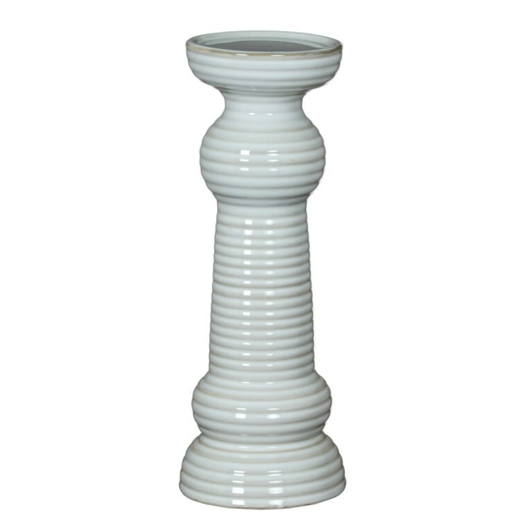 Medium Sculptural Pillar Candle Holder