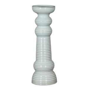 Large Sculptural Pillar Candle Holder