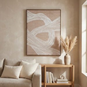 Minimalist Line Art Framed Print
