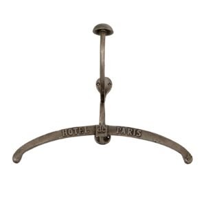 Antiqued Silver Wall Coat Hook