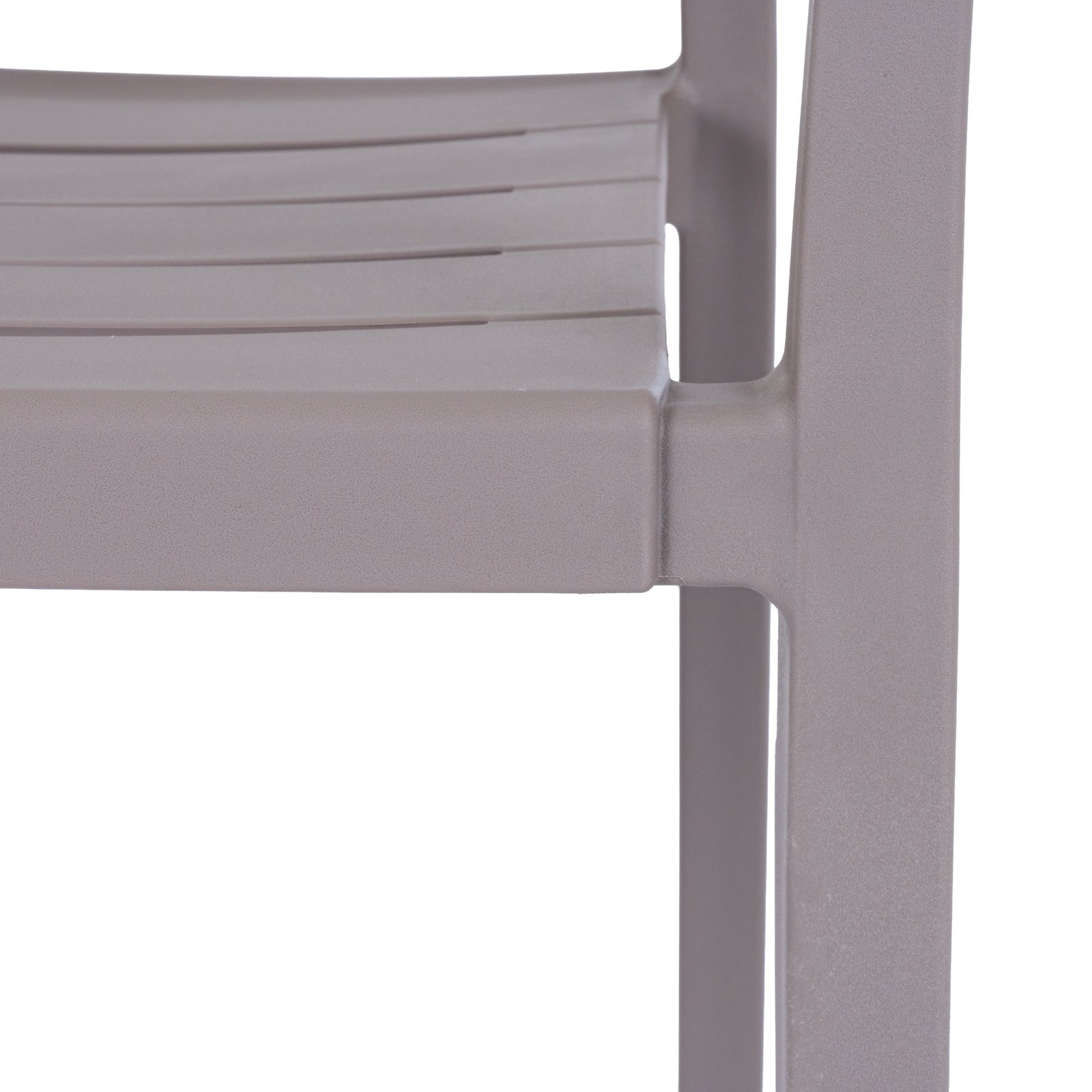 Stone-Finish Slatted Carver Dining Chair