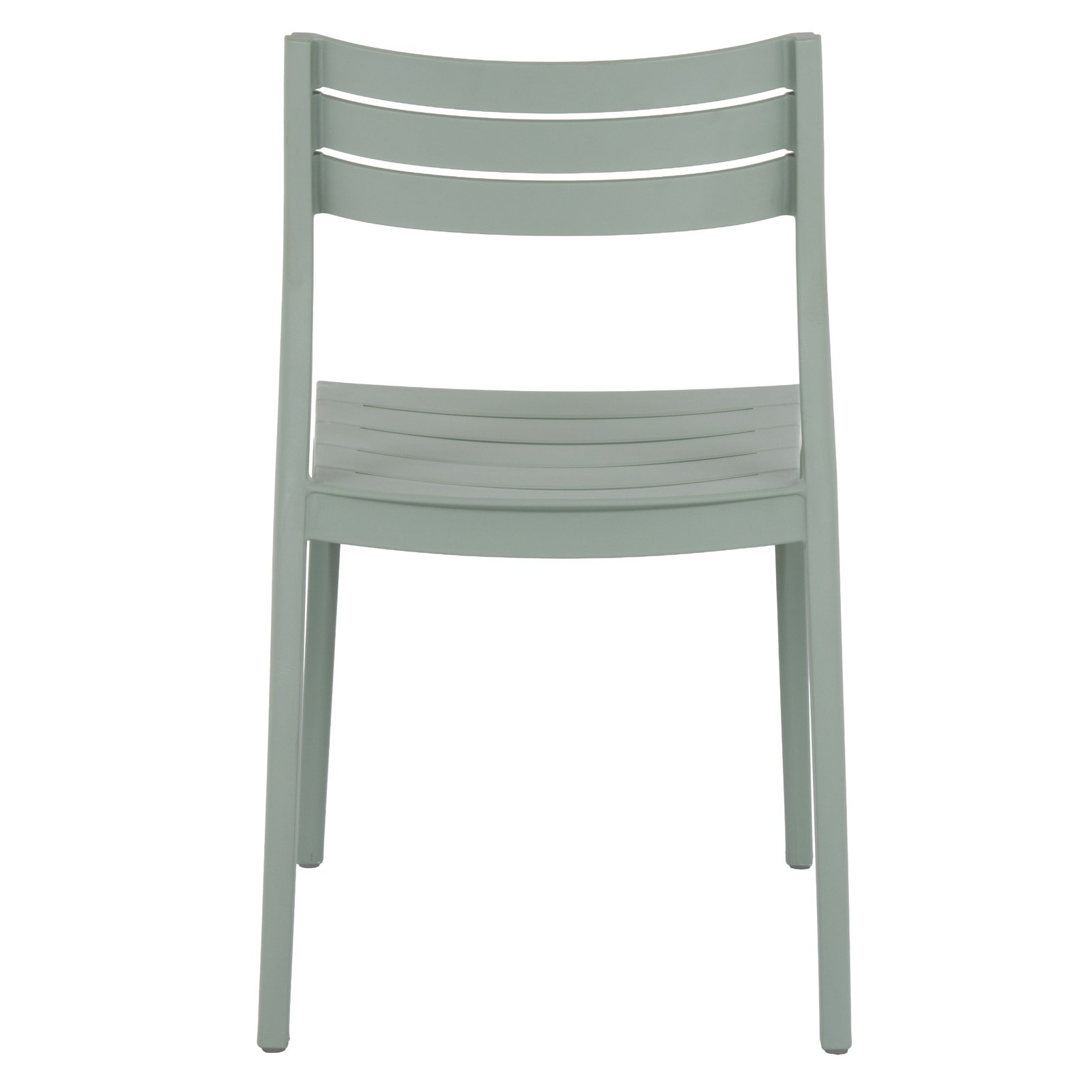 French Grey Slatted Side Chair