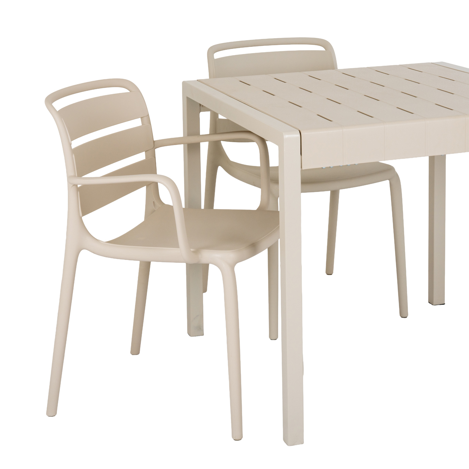 Westmere Putty Dining Table