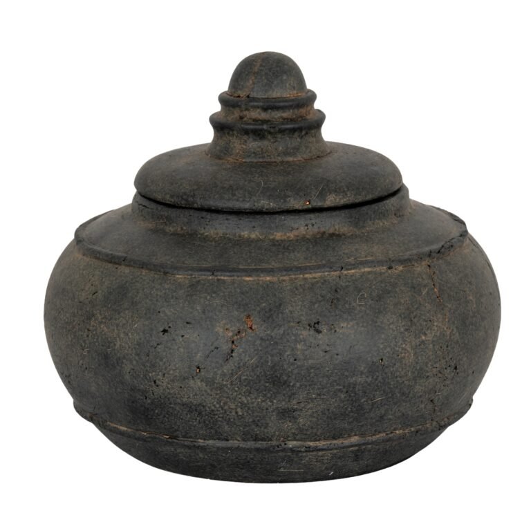 Large Decorative Lidded Pot