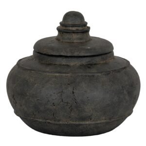 Medium Decorative Lidded Pot