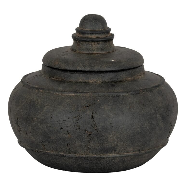 Medium Decorative Lidded Pot