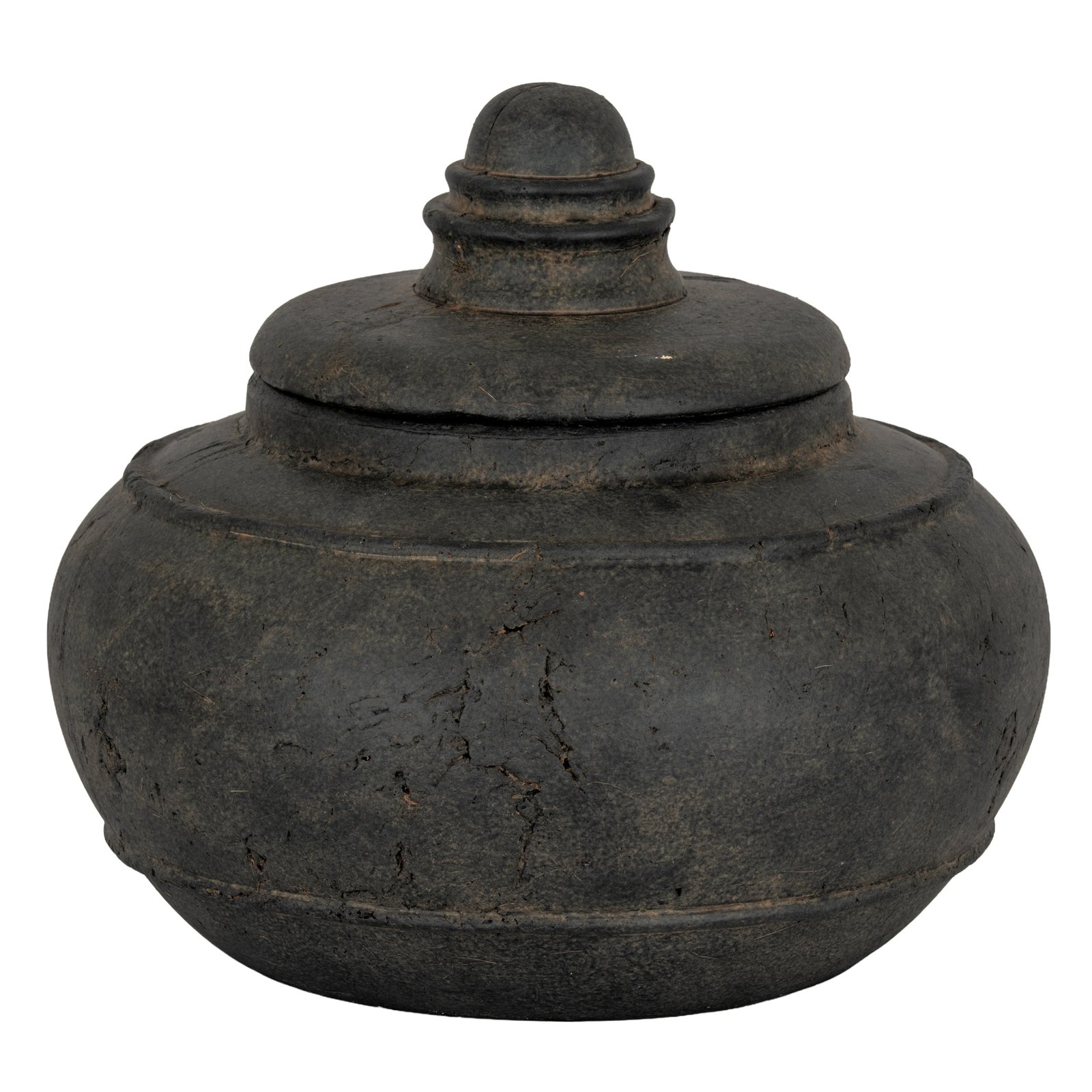 Medium Decorative Lidded Pot