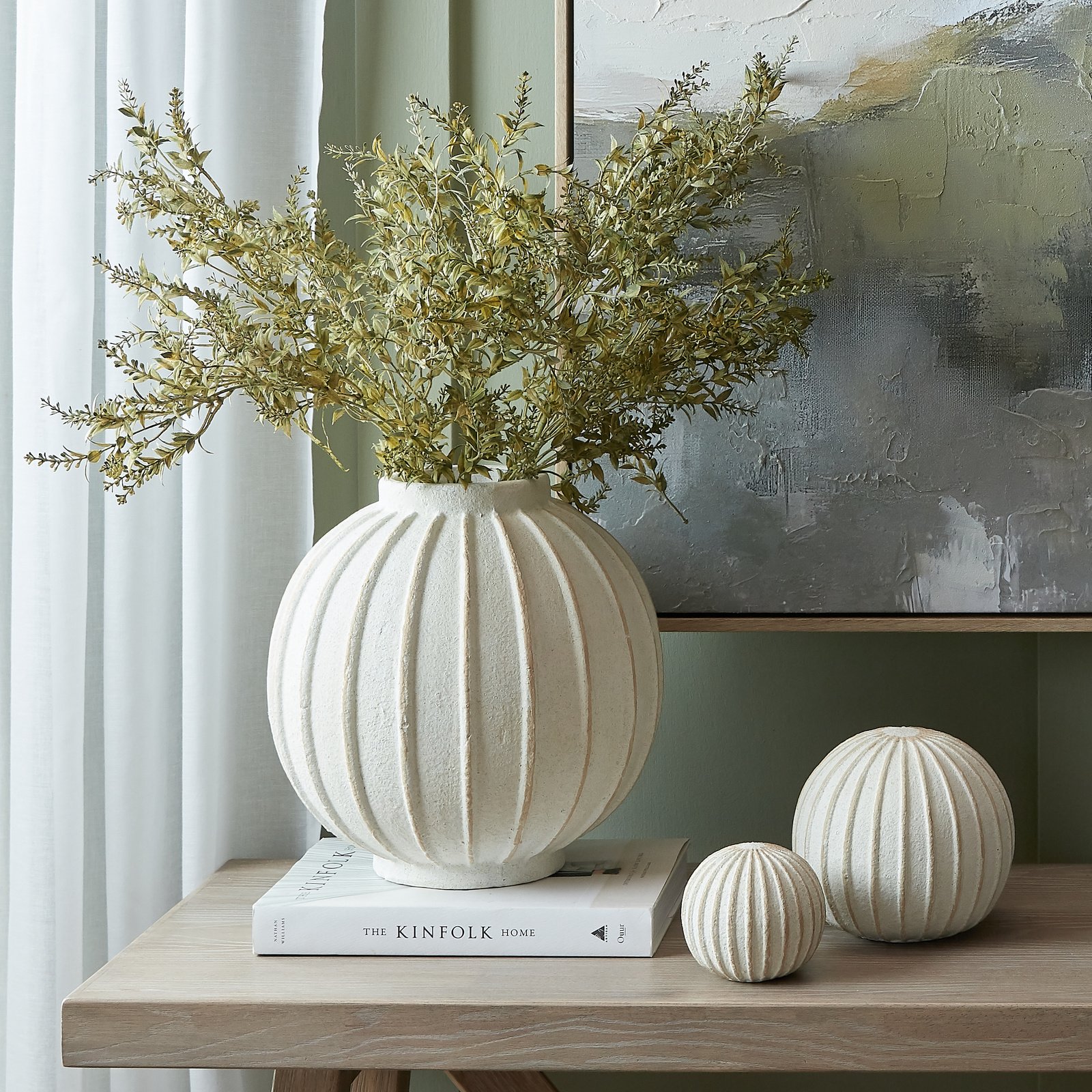 Large Decorative Globe Vase