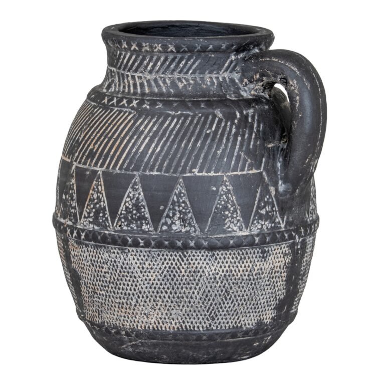 Tall Textured Decorative Jug