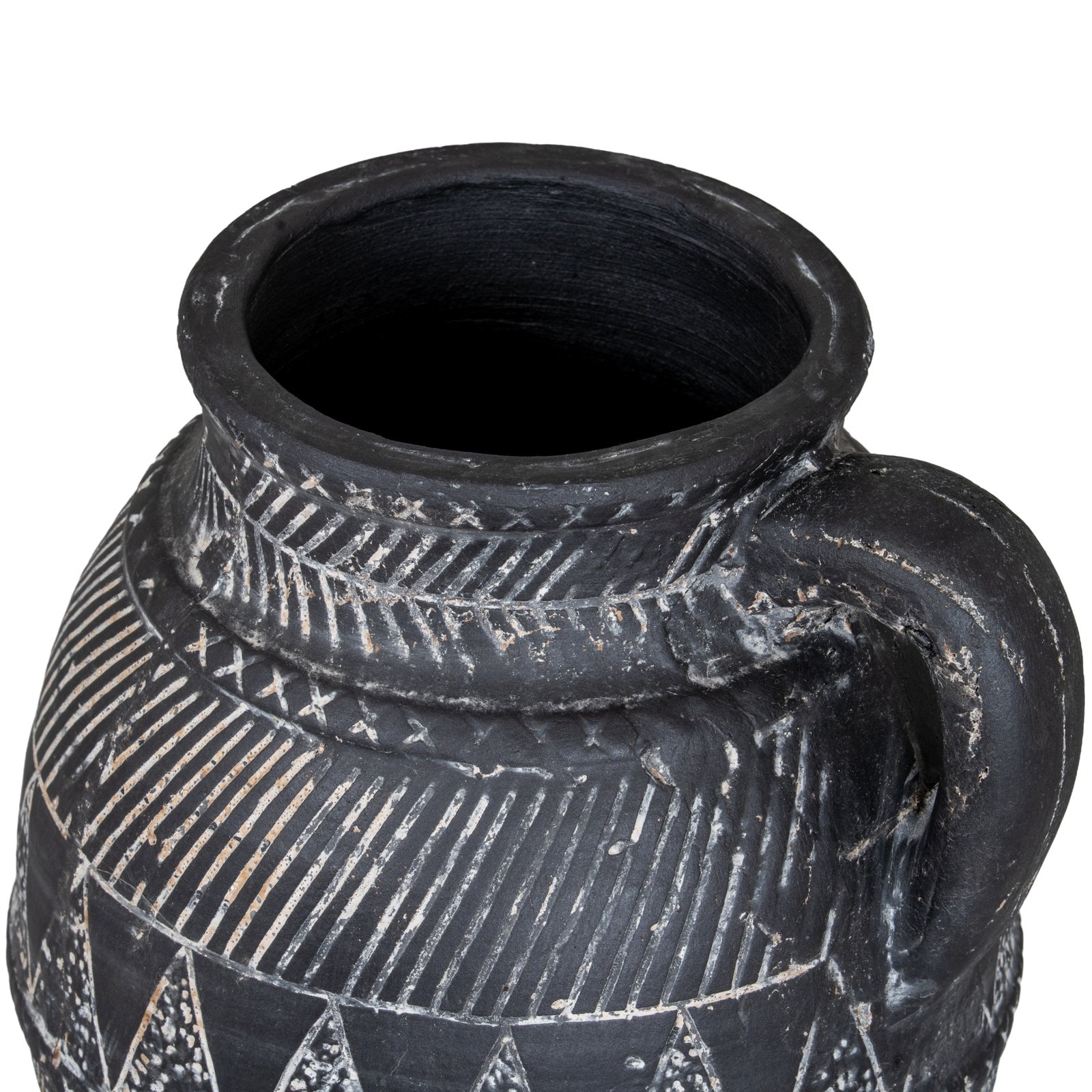 Tall Textured Decorative Jug - Image 3