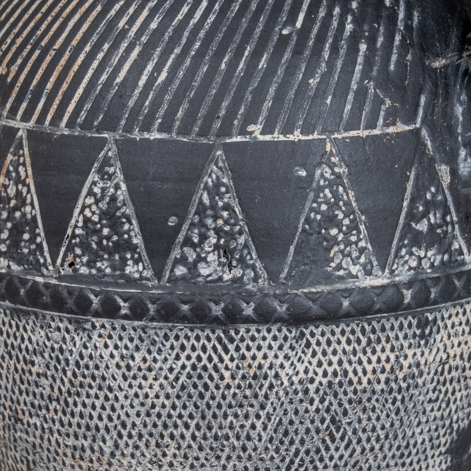 Tall Textured Decorative Jug - Image 4