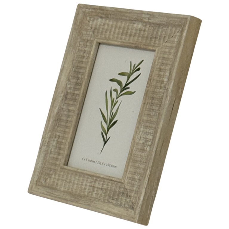 small natural textured photo frame styled home accessory