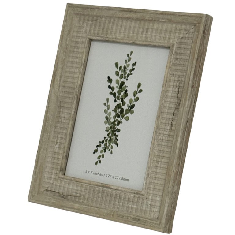 natural textured photo frame styled home accessory