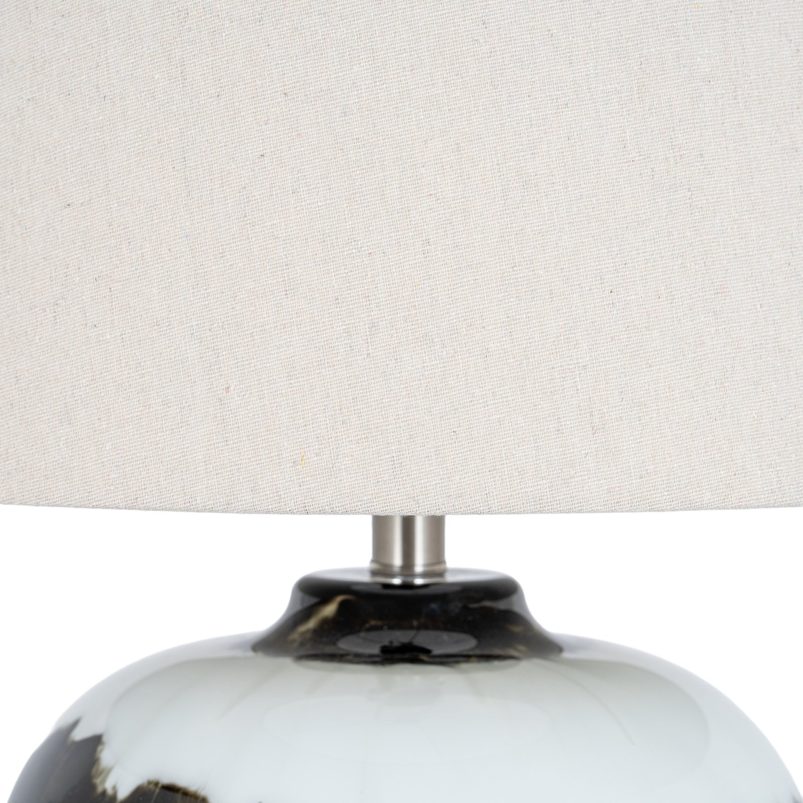 Midnight Shadows Table Lamp With Linen Shade - Image 3