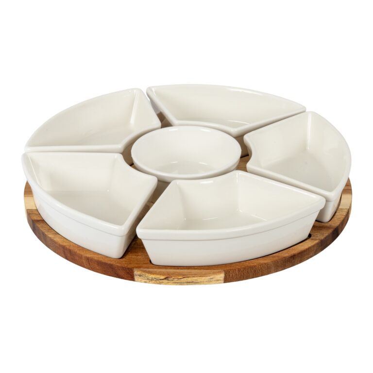 lazy susan serving set