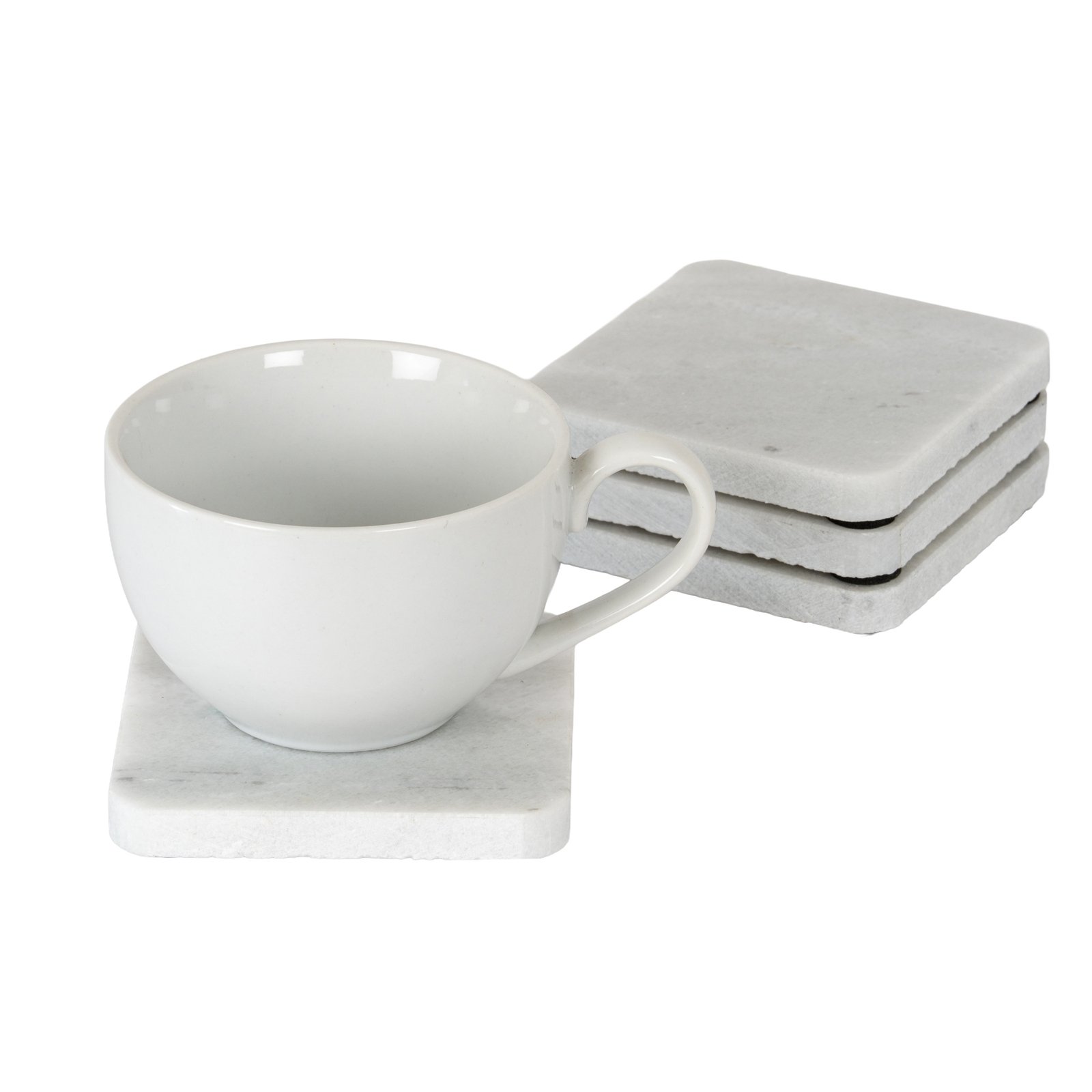 Set of Four Square Marble Coasters - Image 2