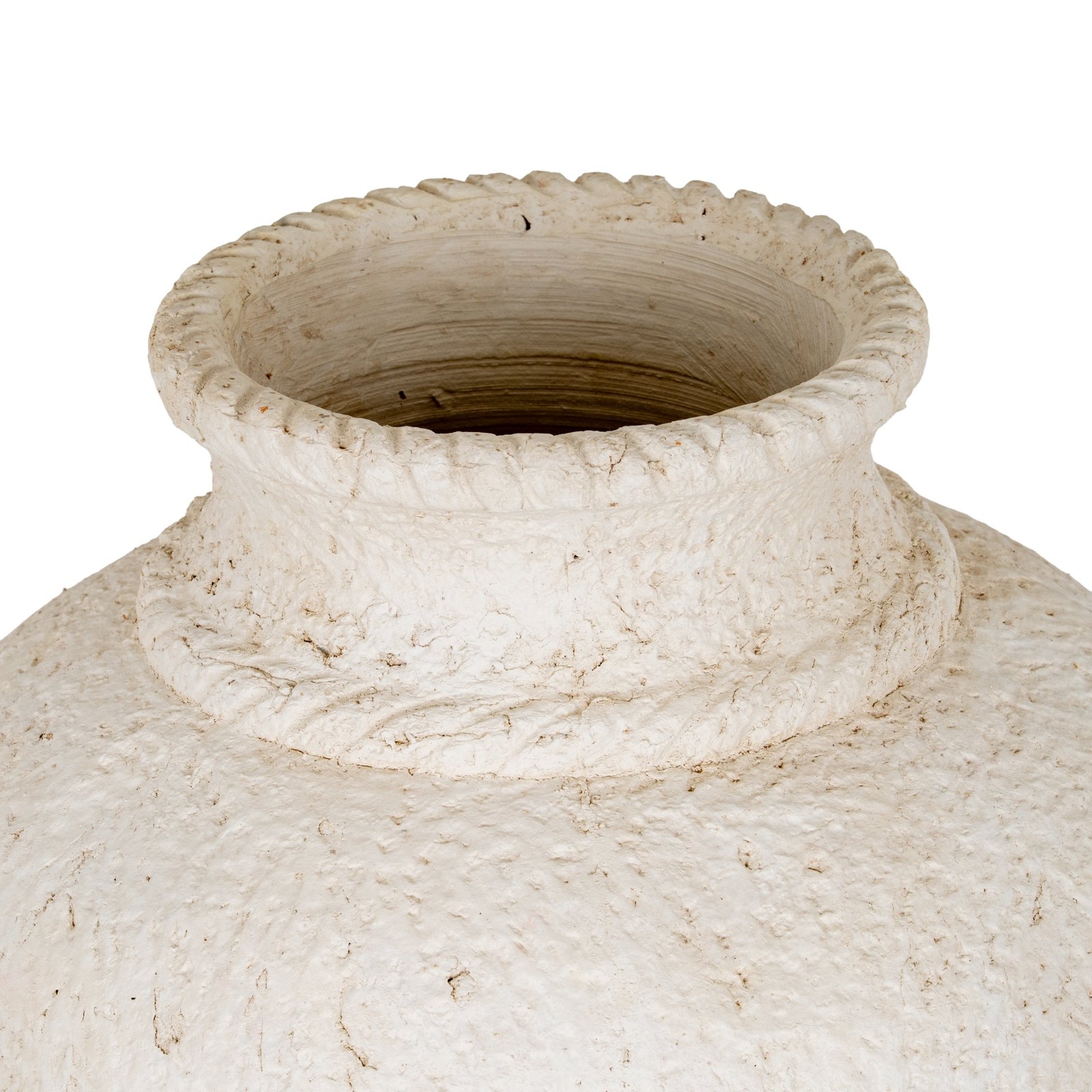 Large Wide Terracotta Vase